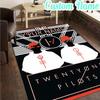Custom Name Twenty One Pilots Music Evolution  Rug, Office Rug, Chair Rug, Carpet for Living Rooms, Doormat Game Rug Home Decor Christmas Gifts