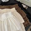 Damen Hohe Taille A-Linie Puffy Kuchenrock - Süßer Retro Ballett Stil für Frühling & Herbst