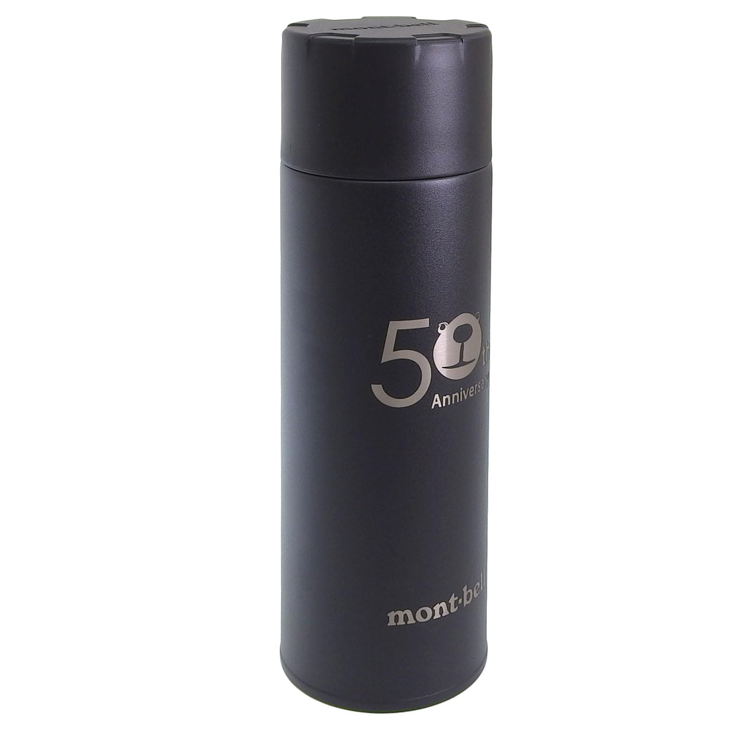 

Montbell Alpine Thermo Bottle, 0.5L, 50th Anniversary Edition, Black, for Men and Women, 1134006BK