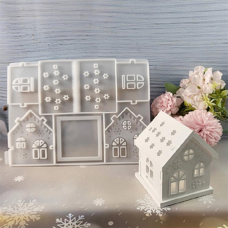 Versatile Christmas Sturdy Silicone Mold for Epoxy Resin Castes Portable for Making Unique Designs and Artistics Molds