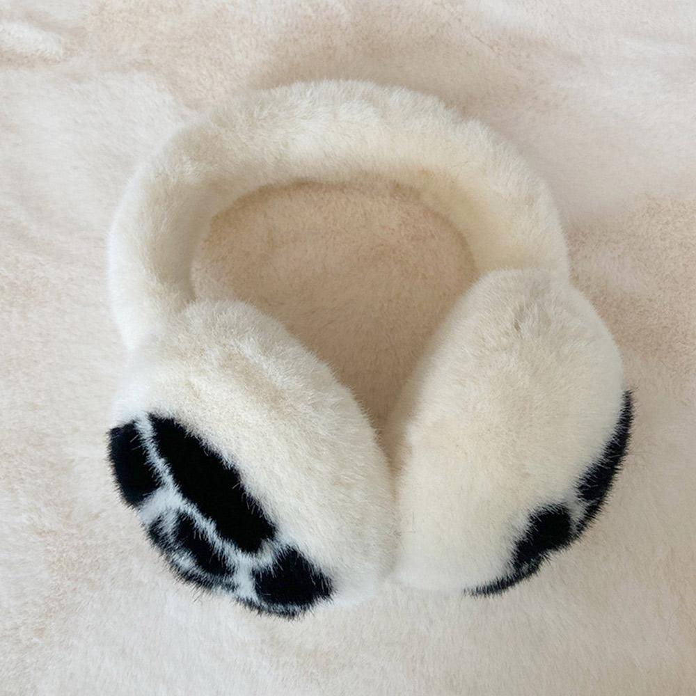 Collar Shawl Neck Warmer Warm Earmuffs Thicken Plush Fur Scarf Fashion Ear Cover  Winter