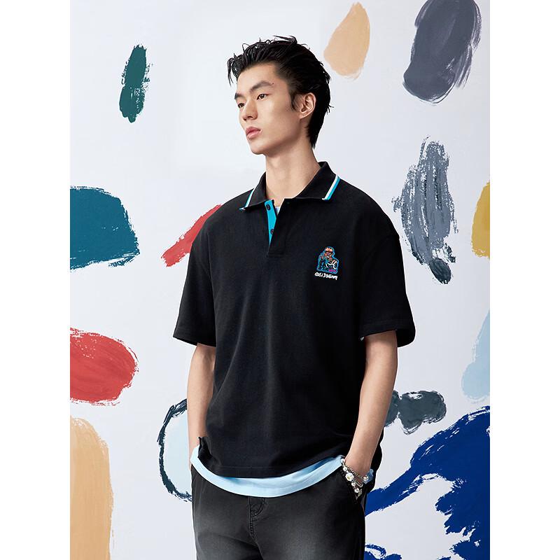GXG Men's Collaborative Heavyweight Casual Polo Shirt