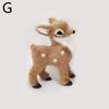 1pcs Artificial Mini Sika Deer Pvc Miniature Realistic Deer Model Figurine Miniatures Ornaments Home Christmas Party Decoration
