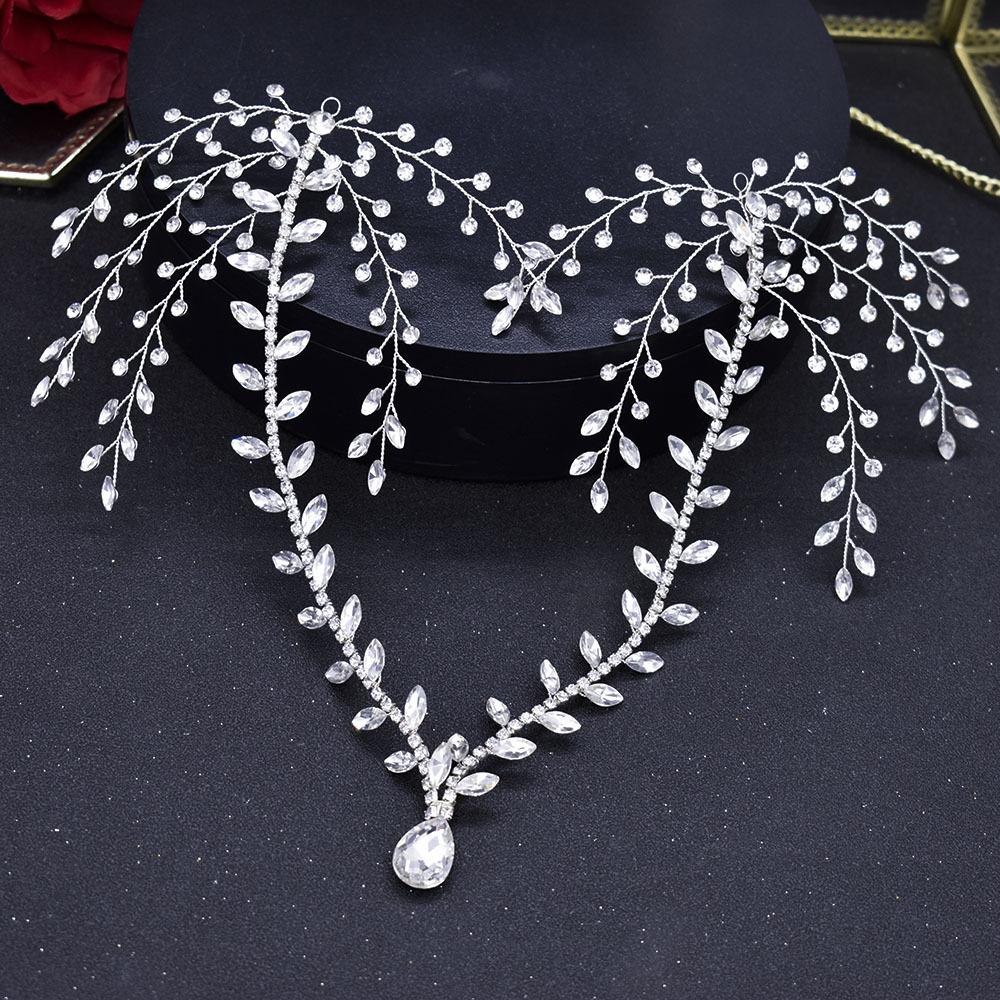 Fashion Jewelry Forehead Jewelry Rhinestone Wedding Headband Women Headdresses Gift Bridal Headpiece fashion серебряный