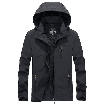 Veste Printemps et Automne Homme Grande Taille Veste Homme à Charger à Capuche Extérieur Décontracté Tendance Veste Veste Homme
