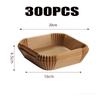 50-300PCS Air Fryer Disposable Paper Square Round Baking Paper Barbecue Plate NonStick Mat Kitchen Oven Oil Absorbing Paper Tool