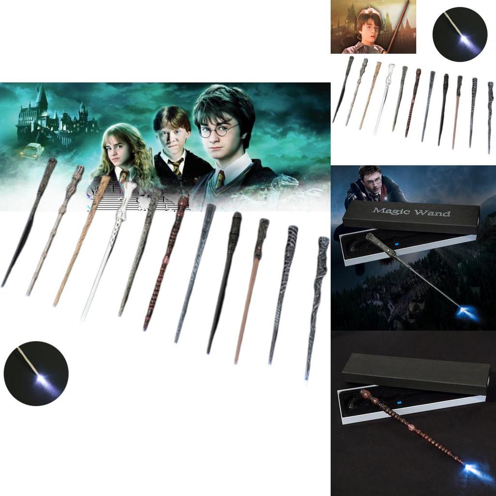 Czarująca świecąca różdżka Harry'ego Pottera Snape'a Idealna do cosplayu i na prezenty