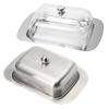 Clear Plastic Lid Kitchen Storage Fresh Usage Usage Butter Dish Prevent Slipping Prevent Slipping And Dirtying