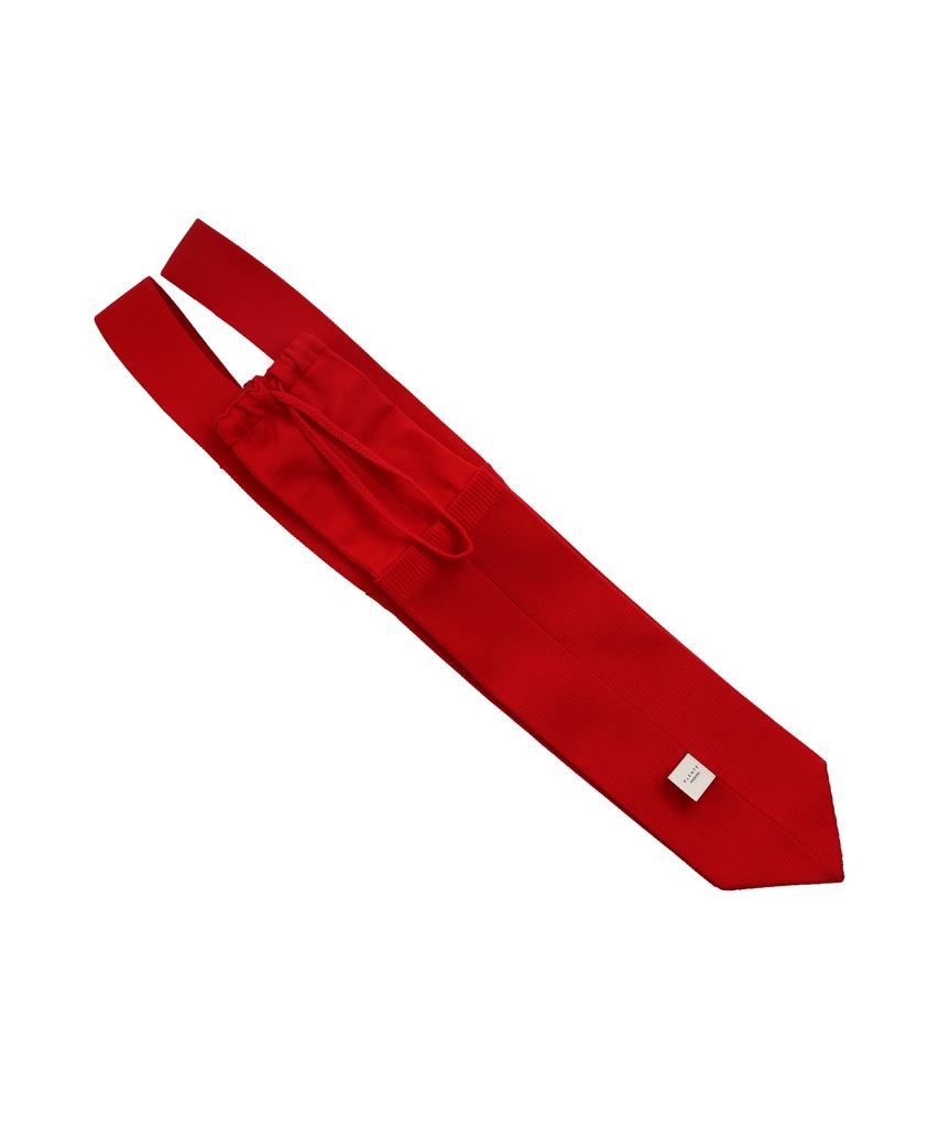 Pleatsmama Big Shoulder Bag Red