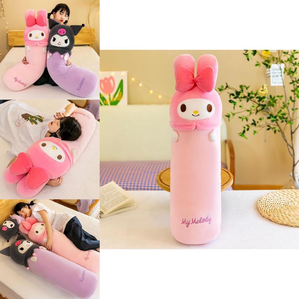 Kuromi My Melody Long Throw Pillow Cushion Plush Toy Soft Stuffed Doll Xmas Gift Perfect For Cuddles And Snuggles!