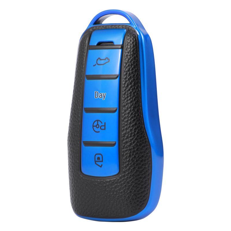 2019 Xiaopeng G3 Car Key Cover: Premium Leather Texture, Full Coverage, Anti-Drop Protection for Men and Women