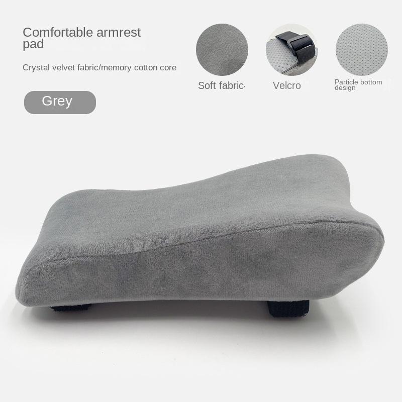 Set of Office Chair Armrest Pads Elbow Pads Memory Foam Support Pads Gaming Chair Armrest Pads Chair Arm Pads