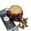 Engraved Pocket Compass Brass Nautical Compass, Handmade Compass, Christmas Gift, Gift for Husband, Mens Gift, Gift for Her, Wedding Gift