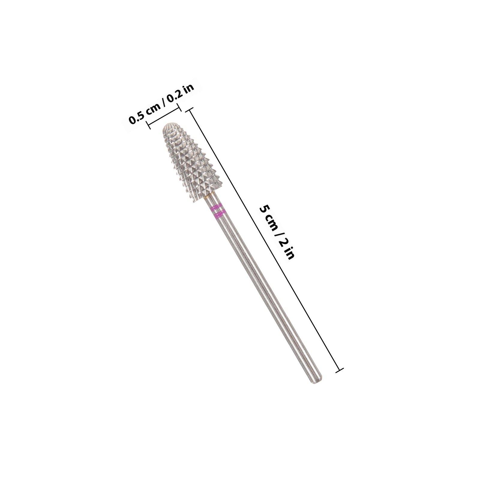 

Professional Tungsten Carbide Nail Drill Bit Set for Acrylic Nails Manicure Cuticle Cleaner Remove Gel Polish Dead Skin Reshape Фіолетовий