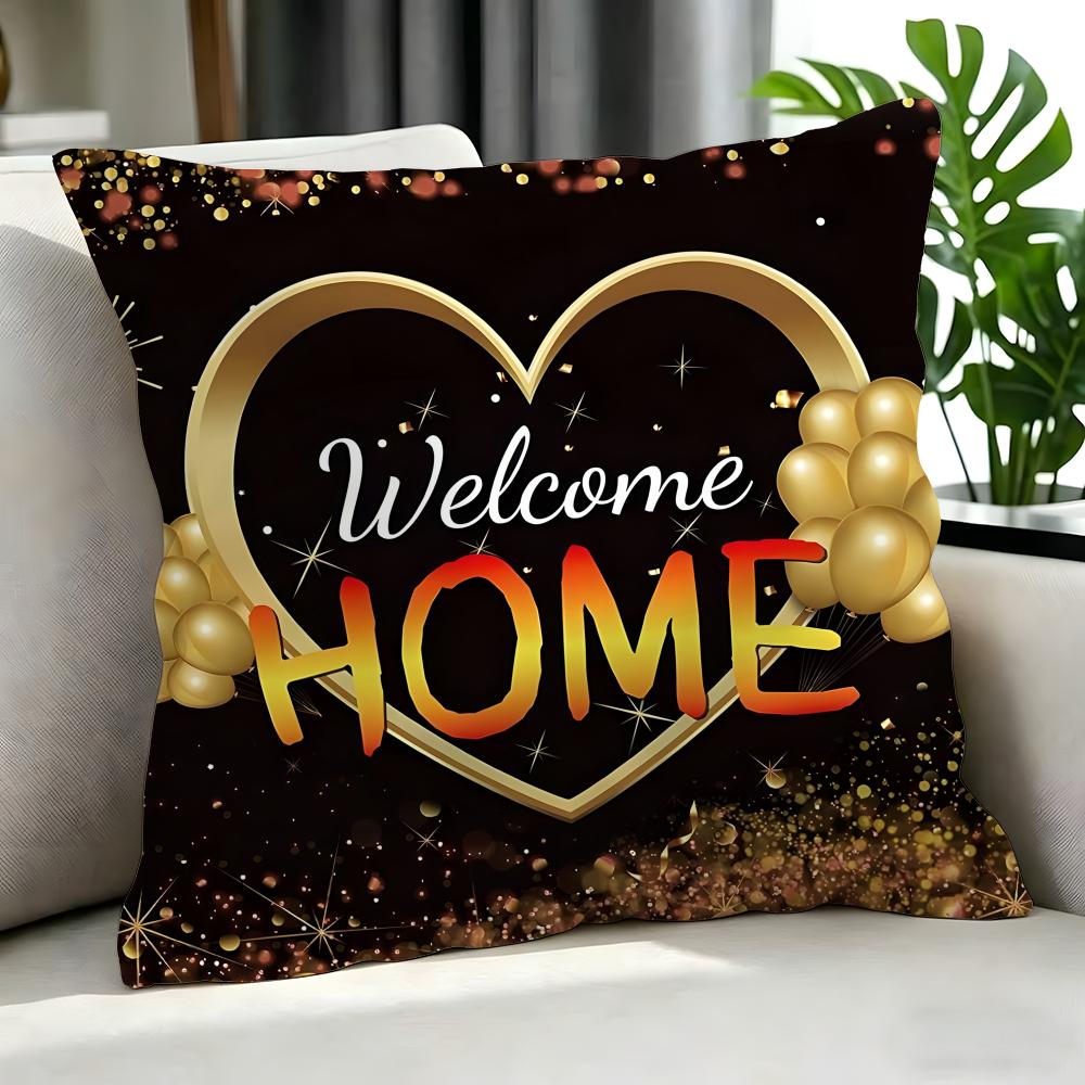 Art SSweet Home Welcomeed Cushion Cover Cushion Cover Set Pcs x x x Pillowcase Decorative Sofa Home Decor