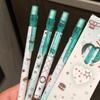 4pcs 0.5mm 2B Lead Mechanical Pencil Set Break Resistant Student Writing Pencil  Back To School