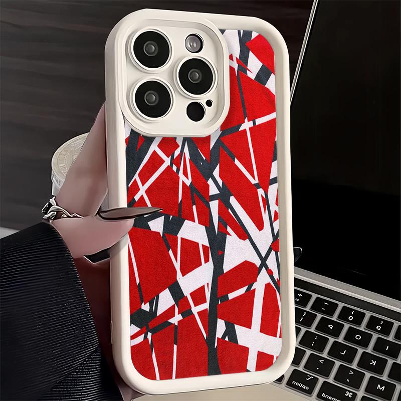 Phone Case for iPhone 17 Air 16E 15 16 Pro Max Eddie Van Halen Graphic Guitar Cover 14 Plus 13 12 Mini Soft Shell Silicone Funda