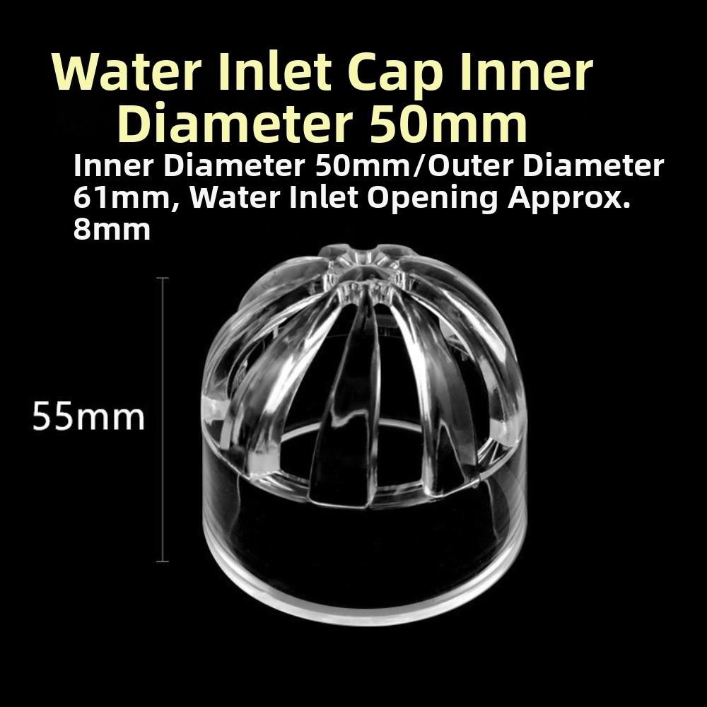 Transparent Aquarium Drain Pipe Cap Breathable Fish Tank Filter Strainer Cap  Aquarium Filtration