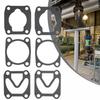 Valve Plate Washers 6pcs Black Hole Spacing: 48x62mm Plastic