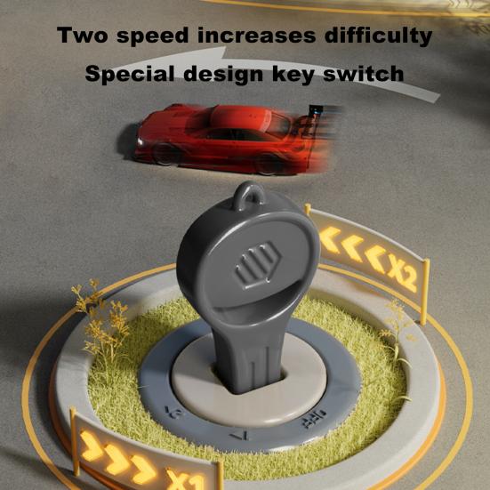 Kids Driving Simulator Toy 200 Levels Adjustable Educational Steering Wheel Toy Toddlers Interactive Pretend Driving Car Racing Board Game