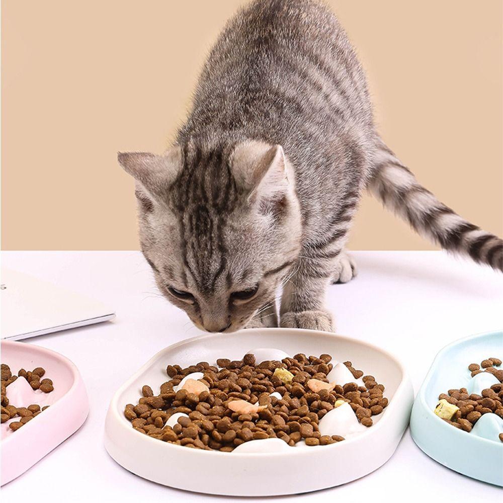 Non-slip Bottom Cat Feeder Bowl ABS Pet Dishes High Quality Pet Bowl Feeding Supplies