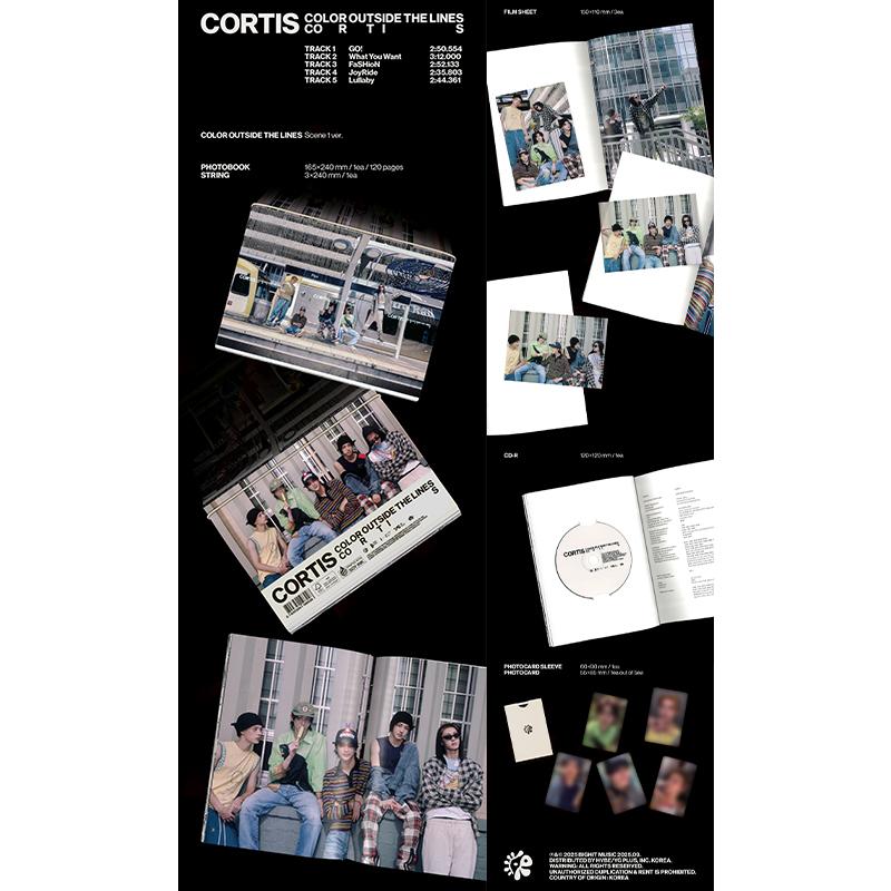 [Předobjednávka] Big Hit Nová skupina CORTIS Mini 1. album [COLOR OUTSIDE THE LINES] Verze s fotoknihou. (ŠŤASTNÁ REKMA)