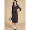 Kebeier Women's Suit Jacket & Shirt Dress Two-Piece Set
