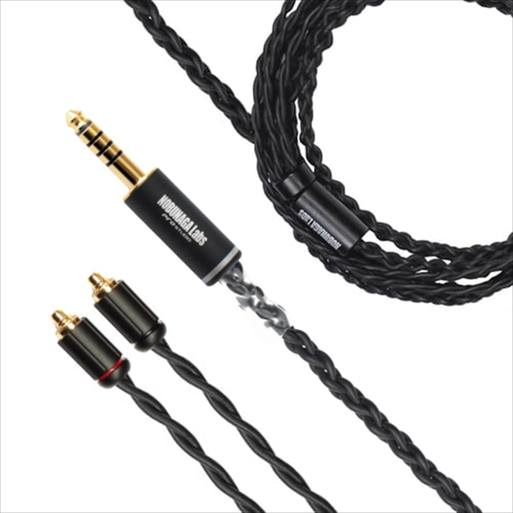

NOBUNAGA Labs Sekirei Balanced Sennheiser OFC (Wagtail) [4.4mm 5-pole / MMCX] NLA-SRE Tin-Plated 4-Core