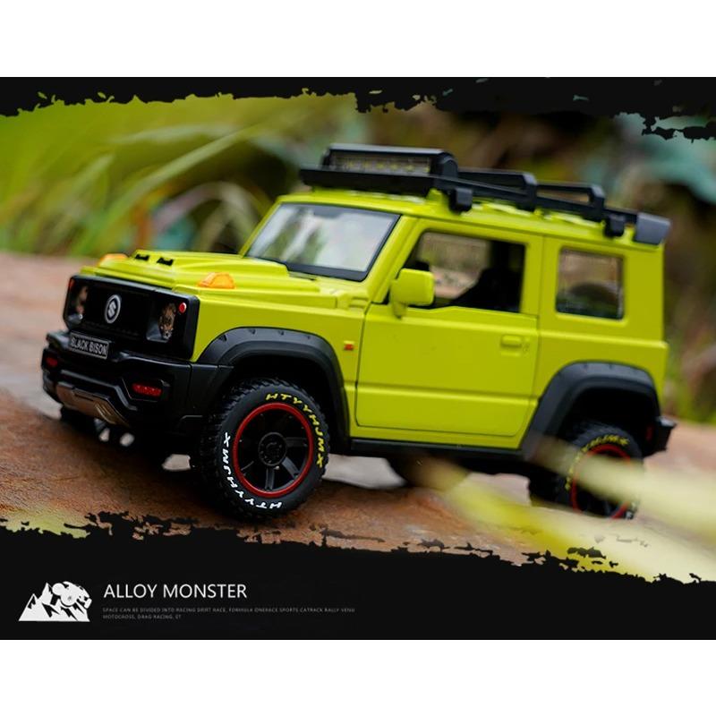 1/18 SUZUKI Jimny Alloy Car Model Diecasts Metal Toy Off-Road Vehicles Car Model High Simulation Collection Childrens Toys Gift