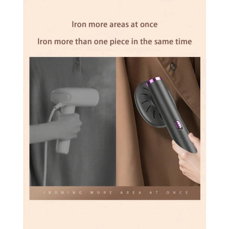 Portable Travel Hanging Iron, Handheld Steamer Iron, Travel Specific Fast Heating, Clothing Fabric Ironing Machine with Handle