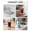 3PCS Stone Drying Tray for Kitchen Counter, Diatomite Fast Water Absorbing Coasters for Bathroom Sink