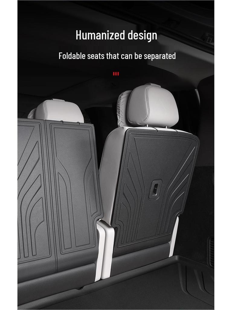 Ideal MEGA Trunk Mat & Three-Row Seat Back Protector - TPE Car Accessory