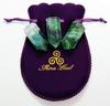 A Set of Three Green Fluorite Crystal Perfect for Good Chakra and Energy Recommended by Small-sized Wands, Luck, Meditation, Strengthening, Healing.