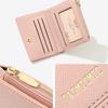 Pu Leather Business Card Holder Large Capacity Bank/ID/Credit Card Bag Women Short Wallet  Shopping