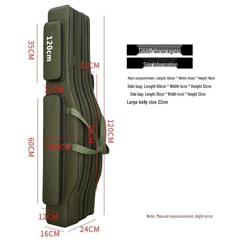 Durable Fishing Bag - Large Capacity, Two or Three Layers, Free Shipping