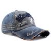Vintage Distressed Denim Baseball Cap For Men And Women Durable And Stylish Hat