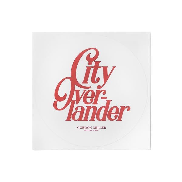GORDON MILLER City Overlander Sticker ONE SIZE Black