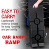 2pcs Car Ramps Heavy Duty Durable Plastic Car Ramp Car Vehicle Truck Threshold Ramp Kit Car Maintenance Ramp
