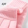 Soft Acrylic Thermal Gloves for Cycling Knitted Touchscreen Men Women, Winter Warm Gloves, Thickened Conductive Fingertip Smartphone Plush Lining