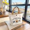 Little Bear Versatile Canvas Tote Bag for Students