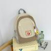 School bag summer new cute Korean children's research small backpack Coco love love ice cream contrasting color soft girl travel backpack