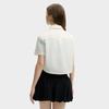 Fila Original Versatile Fashion Casual Simple Comfortable Short Sleeve Shirt Women Tops Steam-White F51W529403F-IV
