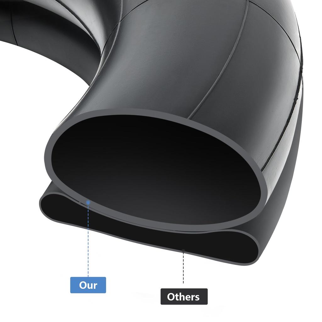 PaoWin Two Inner Thick with TR4 Motorcycle Suitable for and 3.50-18 Tubes, Wall, Heavy-Duty, Valve, 3.50/3.00-18 Tubes, 3.50-18 3.00-18