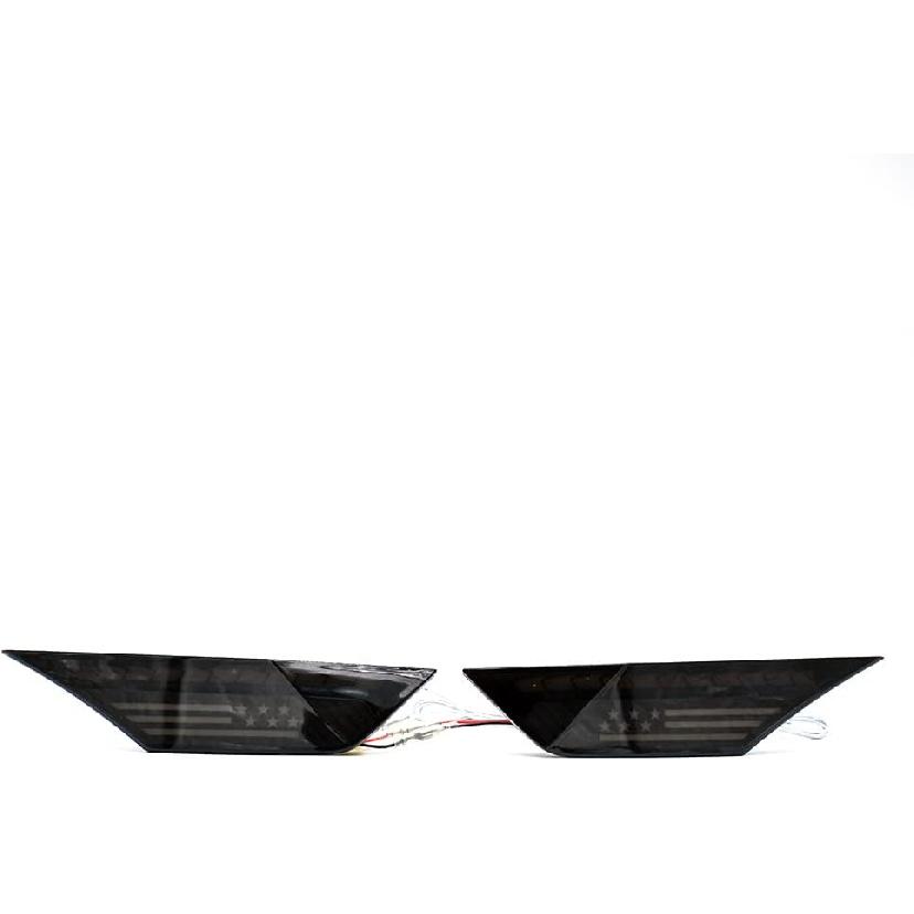 Front Led Fender Side Marker Light Switchback White/Amber Turn Signal Lamp Assembly Compatible with Honda Civic 10th Gen 2016-2021 Sedan Coupe