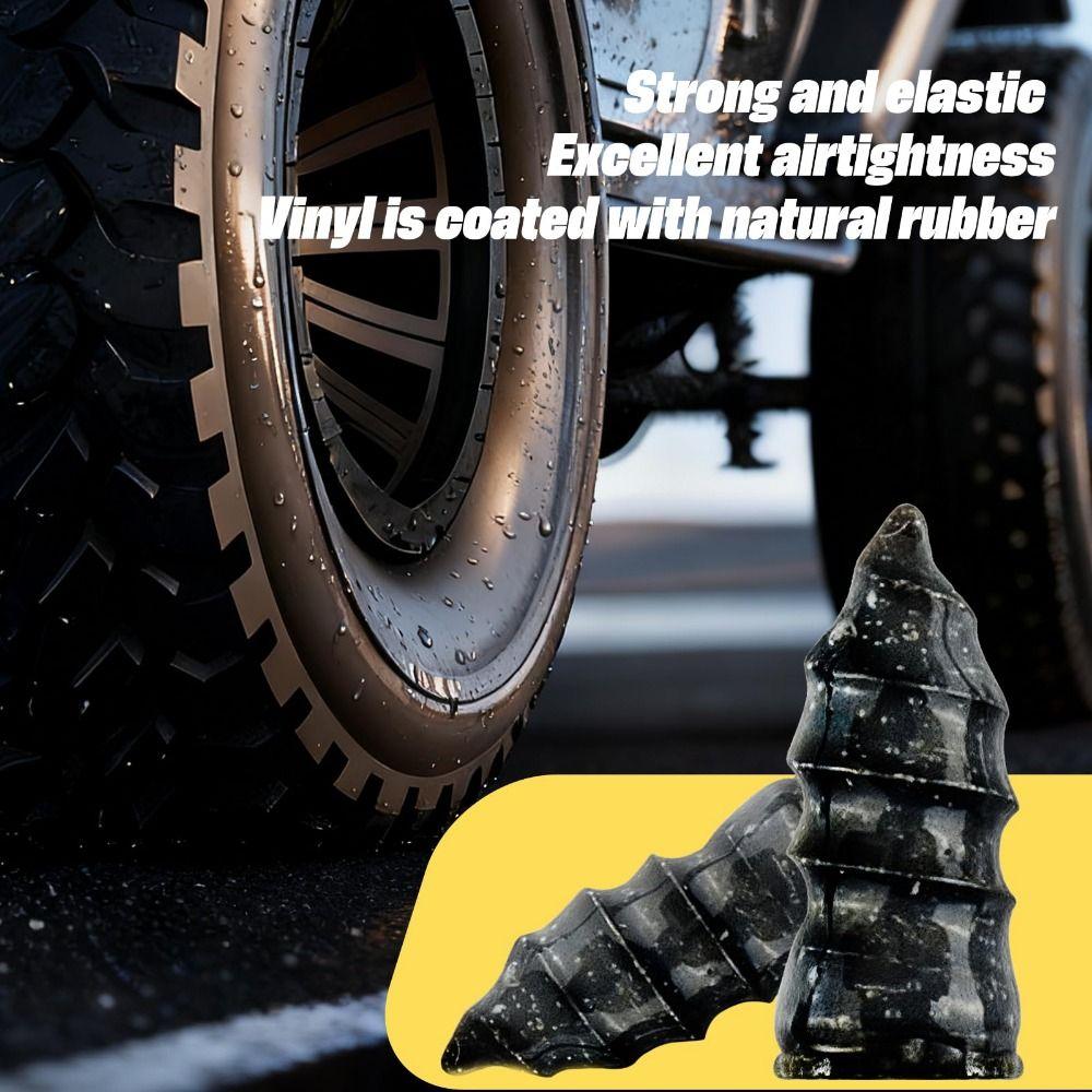 40/100Pcs Rubber Tire Repair Rubber Nails Kit Tire Rubber Nails Tool  Tire Repair Tools