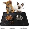 Pet Feeding Silicone Mat Non Slip Puppy Food Placemat Waterproof Car Pet Dog Pad