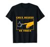Resist the Touch Gamer Programmer IT Computer PC Gift Can't T-Shirt