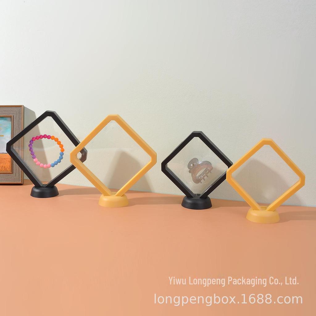 Premium Octagonal Transparent PE Jewelry Display & Storage Box for Bracelets & Necklaces