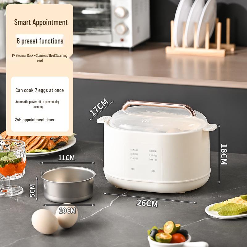 Smart Multi-Functional Egg Cooker with Automatic Power-Off and Timer