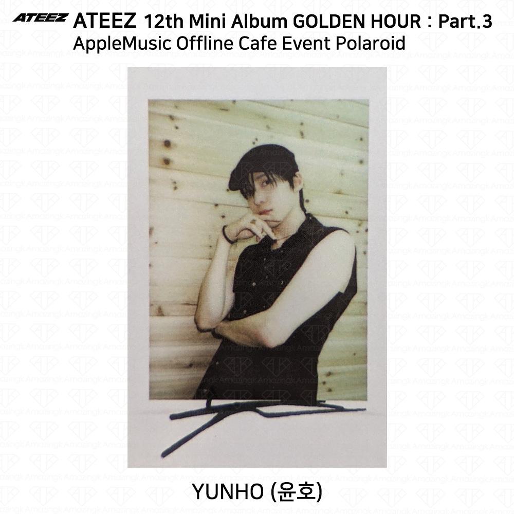 

ATEEZ 12-й Мініальбом Golden Hour Частина 3 Applemusic Офлайн Кафе Поляроїд KPOP Yunho